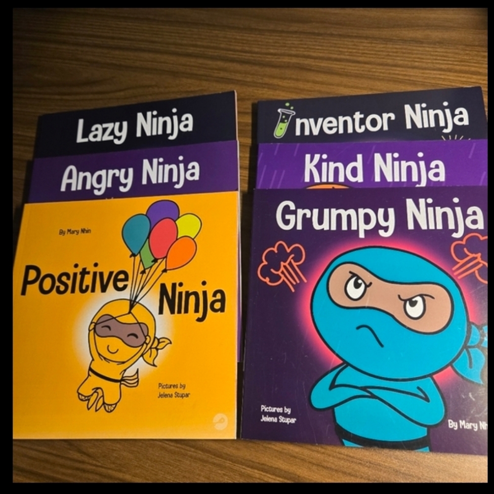6 Book Set of Ninja Life Hacks Emotions and Feelings, Books 1-6
